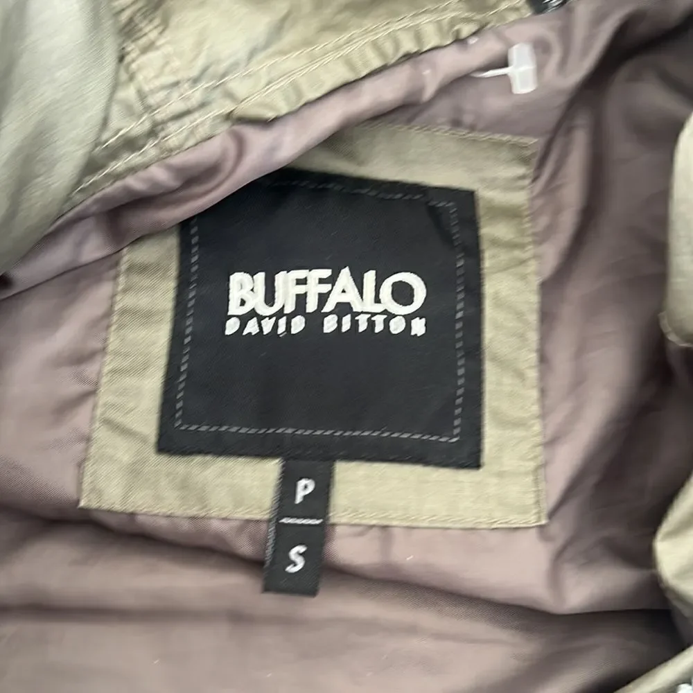 Small Army Green Buffalo Women’s Utility Jacket - Picture 4 of 5